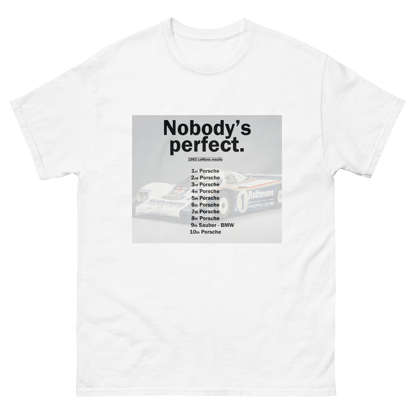 Nobody's Perfect